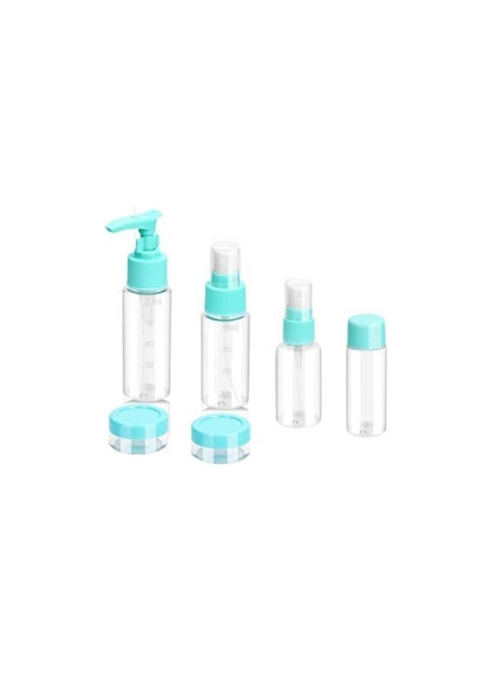 زجاجات سفر لمستحضرات التجميل، مجموعة ادوات تجميل للسفر قابلة لاعادة الملء ومضادة للتسرب (6 قطع) - Image 2